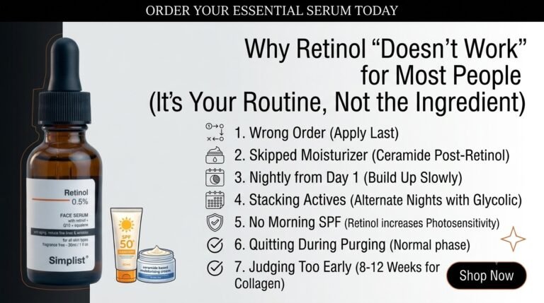 Why Retinol "Doesn't Work" for Most People (It's Your Routine, Not the Ingredient)